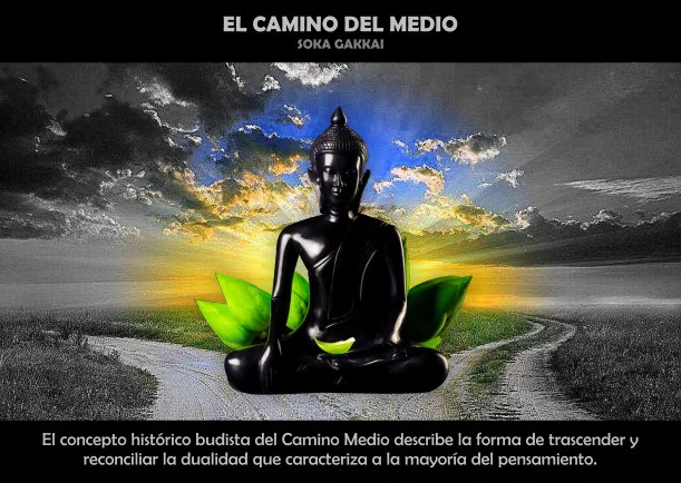 Imagen del escrito; El camino del medio, de Jbn Lie