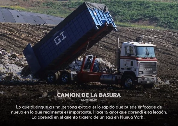Imagen; El Camión de la basura; Cuentos Y Moralejas