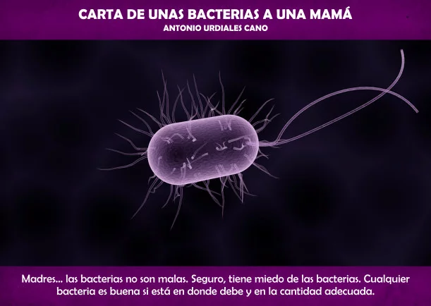 Imagen del escrito; Carta de unas bacterias a una Mama, de Akashicos