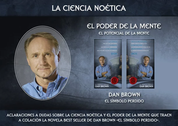 Imagen del escrito; La Ciencia Noetica y el poder de la mente, de Dan Brown