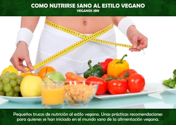 Imagen del escrito; Como nutrirse sano al estilo vegano, de Veganos