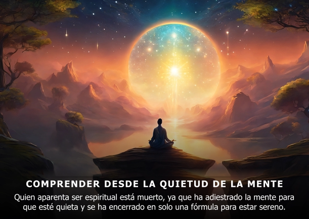 Imagen; Comprender desde la quietud de la mente; Jiddu Krishnamurti