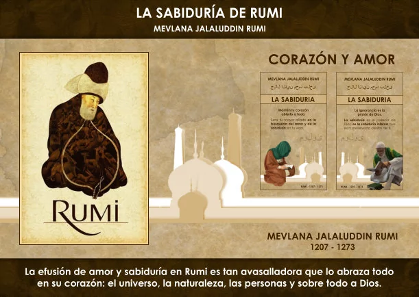 Imagen del escrito; Corazón y amor con la sabiduría de Rumi, de Rumi