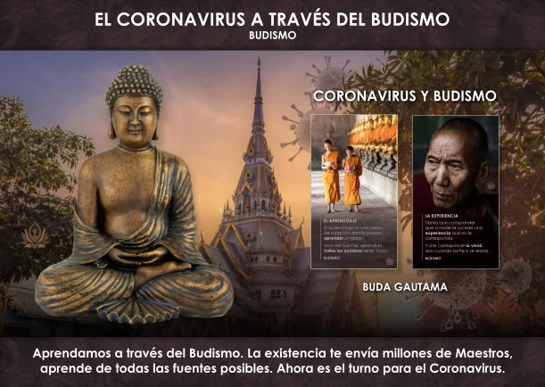 Imagen del escrito; El Coronavirus a través del Budismo, de Budismo