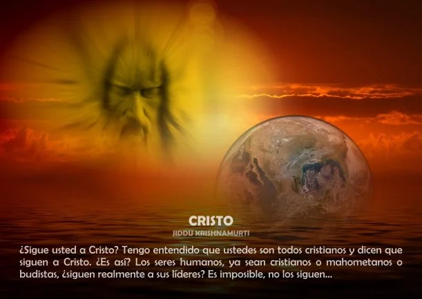 Imagen; ¿Sigue usted a Mahoma, Buda o a Cristo?; Jiddu Krishnamurti