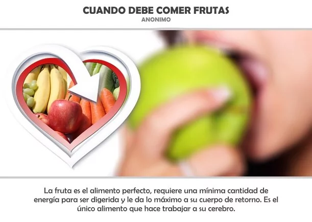 Imagen; Cuando debe comer frutas; Jbn Lie