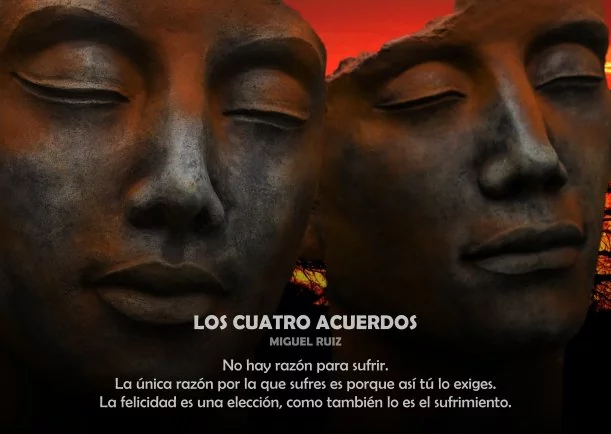 Imagen del escrito; Los cuatro acuerdos, de Miguel Ruiz