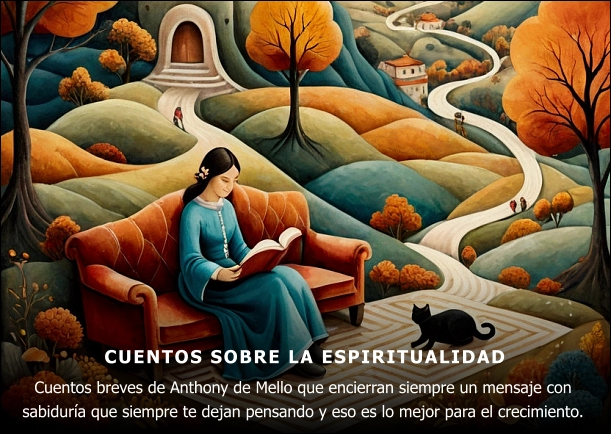 Imagen del escrito; Cuentos de espiritualidad, de Anthony De Mello