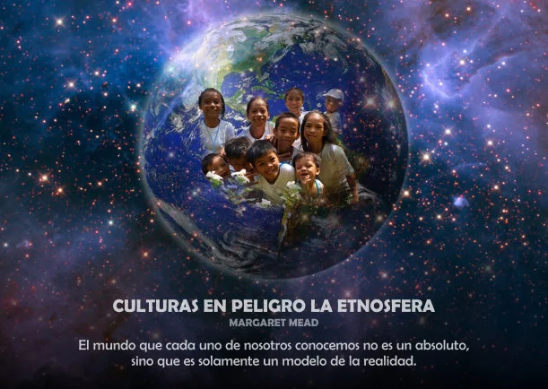 Imagen del escrito; Culturas en peligro la etnosfera, de Akashicos