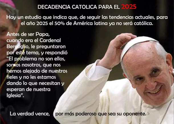 Imagen del escrito; Religión: Decadencia católica, de Jbn Lie