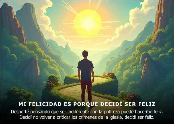 Imagen del escrito; Decidí ser feliz, de Jebuna