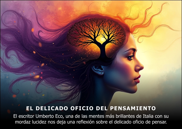 El delicado oficio del pensamiento - POR: UMBERTO ECO