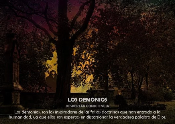 Imagen del escrito; Frases sobre los demonios, de Jbn Lie