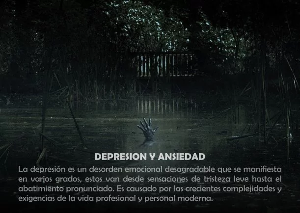 Imagen del escrito; Depresión y ansiedad, de Jbn Lie