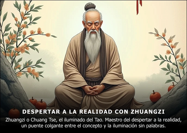 Imagen del escrito; Despertar a la realidad con Zhuangzi, de Zhuangzi