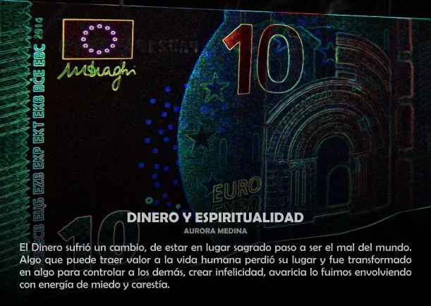 Imagen del escrito; Dinero y espiritualidad, de Sobre El Alma