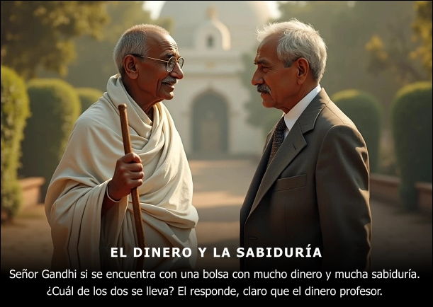 Imagen del escrito; El dinero y la sabiduría, de Jbn Lie