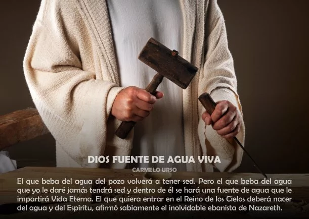 Imagen; Dios fuente de agua viva; Sobre El Agua