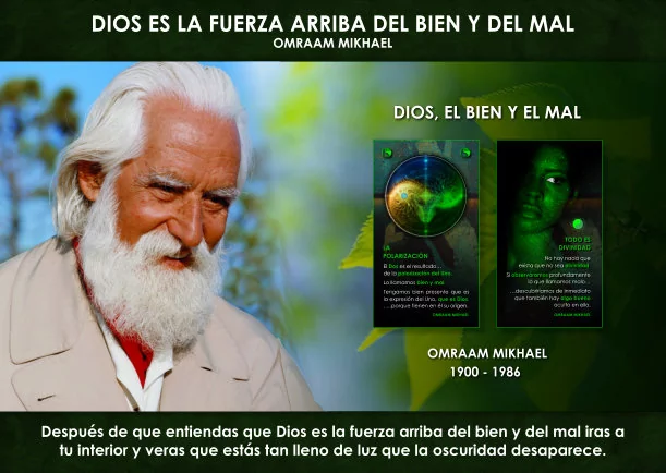 Imagen; Dios es la fuerza arriba del bien y del mal; Omraam Mikhael