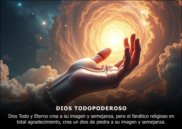 Imagen del escrito; Dios Todopoderoso, de Jean Jacques Rousseau