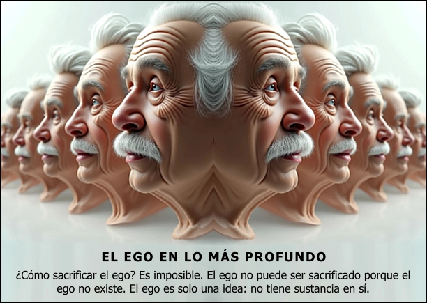 Imagen del escrito; El ego en lo más profundo, de Osho