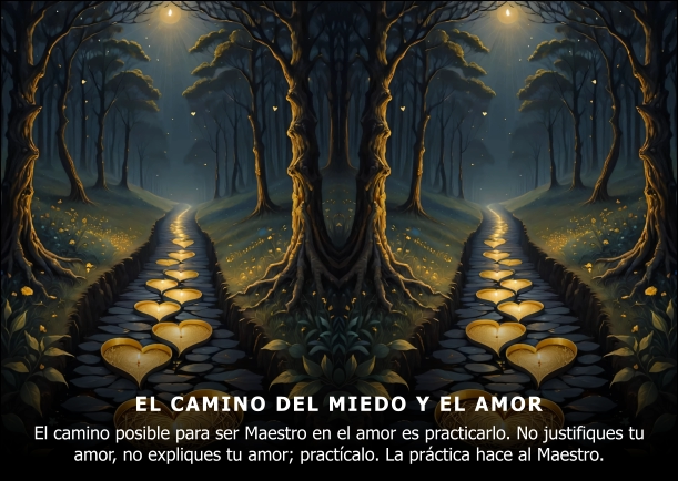 Imagen del escrito; El camino del miedo y el amor, de Jiddu Krishnamurti