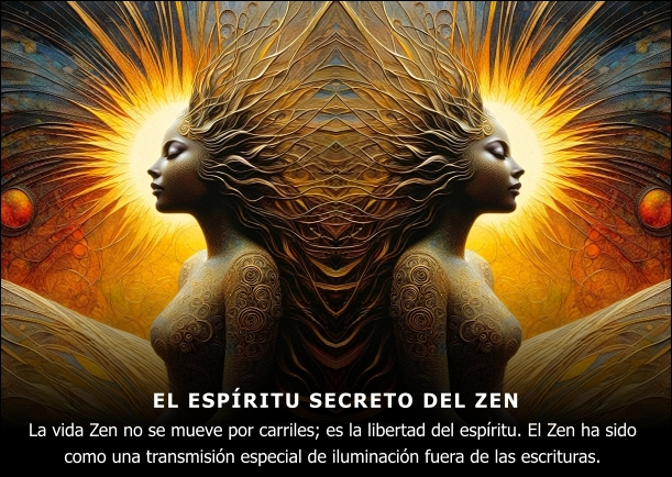 Imagen del escrito; El espíritu secreto del Zen, de Alan Watts