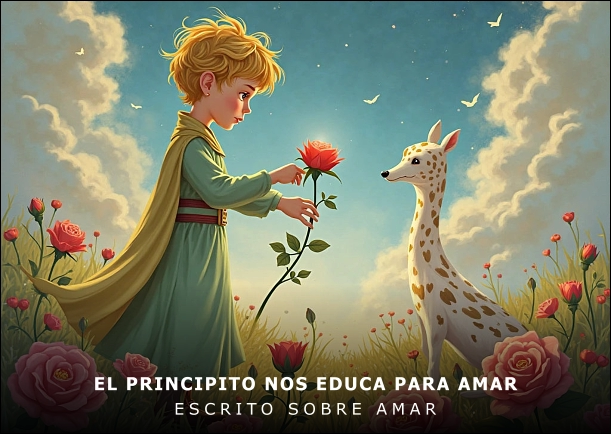 Imagen del escrito; El Principito nos educa para amar, de Antoine De Saint Exupery