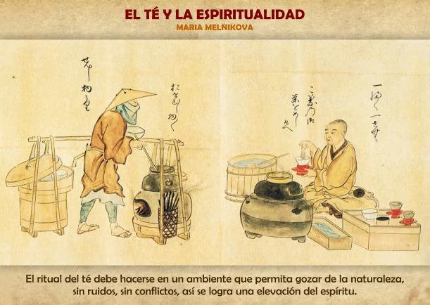 Imagen del escrito; El te y la espiritualidad, de Sobre El Alma