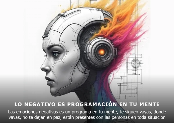 Imagen del escrito; Emoción negativa, programa en tu mente, de Anthony De Mello