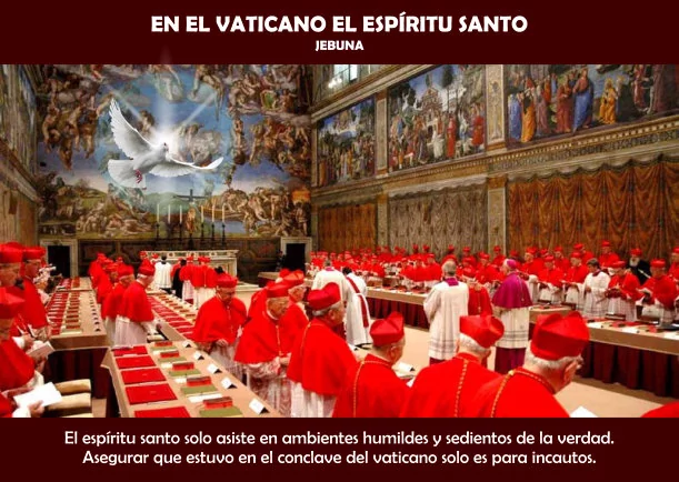 Imagen del escrito; En el vaticano el espíritu santo, de Jebuna