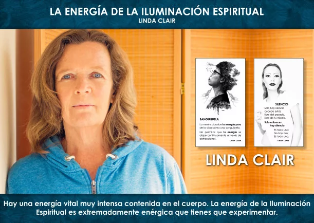 Imagen del escrito; La energía de la iluminación espiritual, de Linda Clair