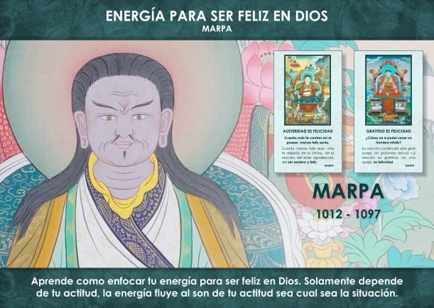 Imagen del escrito; Energía para ser feliz en Dios, de Marpa