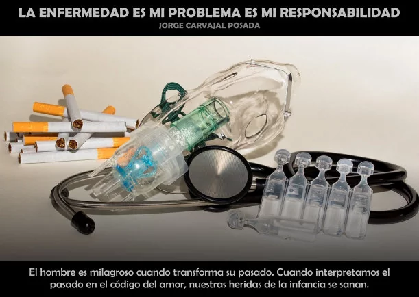 Imagen del escrito; La enfermedad es mi problema, de Jorge Carvajal Posada
