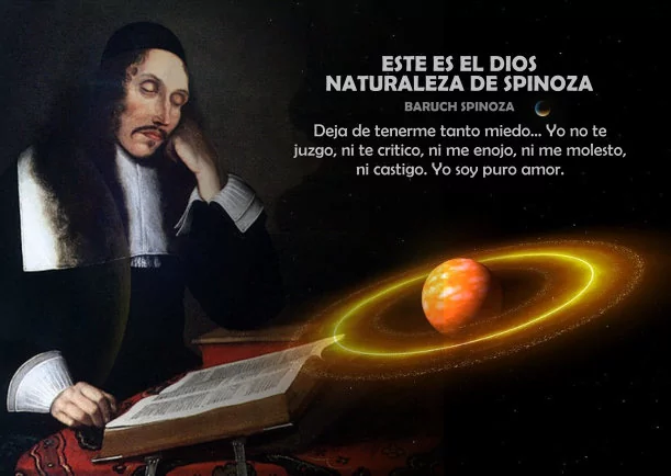 Imagen; Este es el Dios o naturaleza de Spinoza; Baruch Spinoza