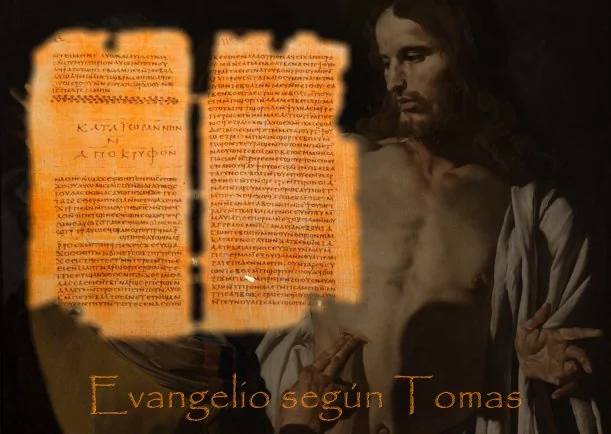 Imagen del escrito; Evangelio según Tomas, de La Biblia