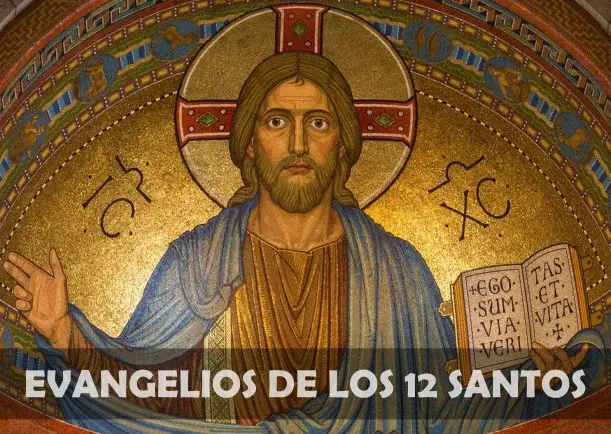 Imagen del escrito; Evangelios de los 12 santos, de Sobre La Religion