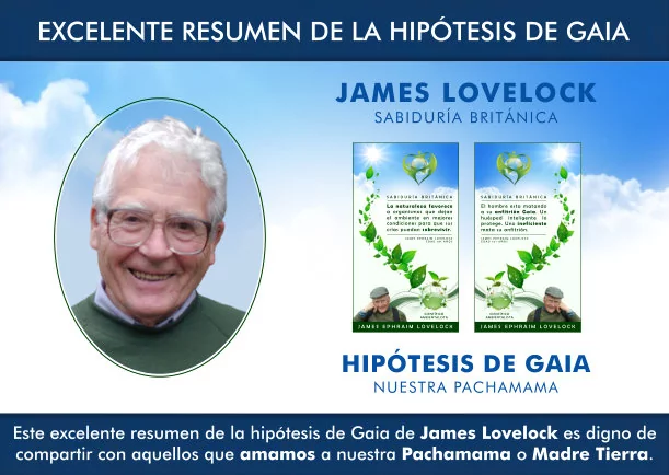 Imagen del escrito; Excelente resumen de la hipótesis de Gaia, de James Lovelock