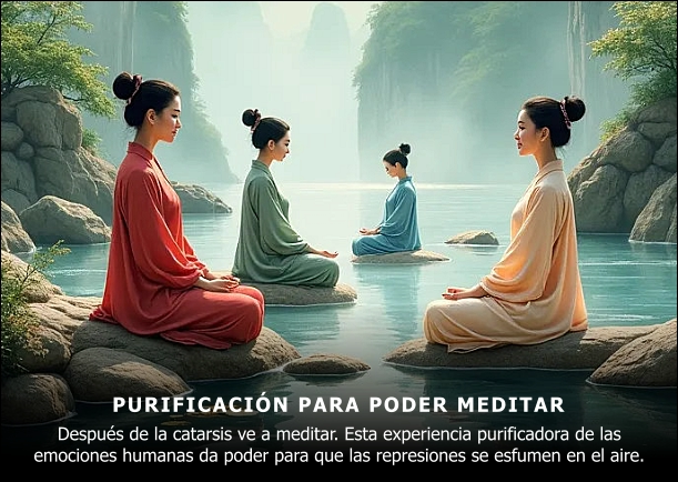 Imagen del escrito; Experiencia purificadora para poder meditar, de Osho