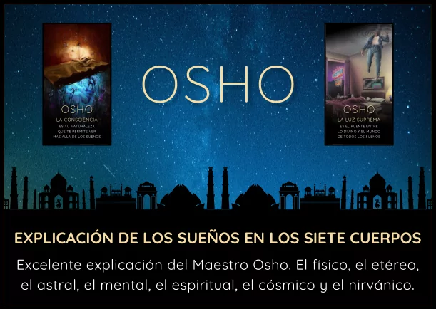 Imagen del escrito; Explicación de los siete cuerpos, de Osho