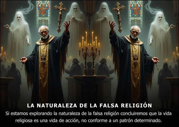 Imagen del escrito; Explorando la naturaleza de la falsa religión, de Jiddu Krishnamurti