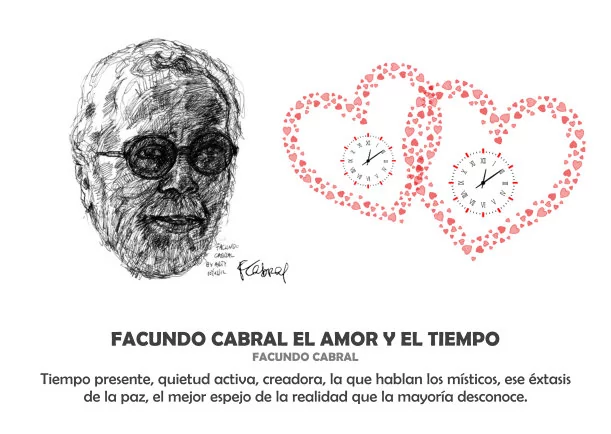 Imagen del escrito; Facundo Cabral el amor y el tiempo, de Facundo Cabral