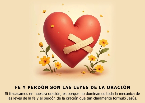 Imagen; Fe y Perdón son las leyes de la Oración; Anthony De Mello