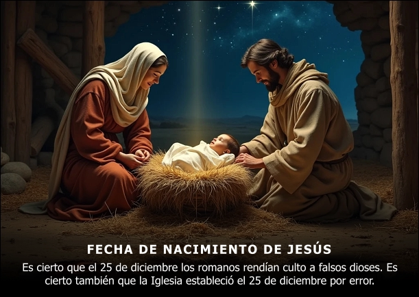 Fecha de nacimiento de Jesús y festividad - POR: NESTOR GENTA