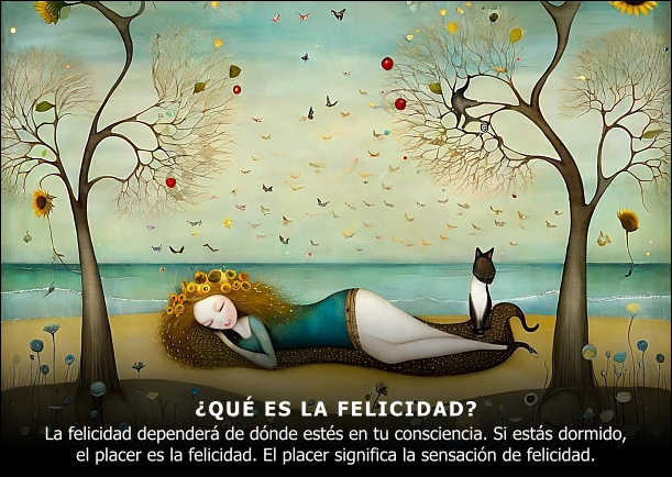 Imagen del escrito; ¿Qué es la felicidad?, de Osho