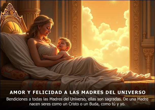 Imagen; Feliz día a las madres del universo; Osho