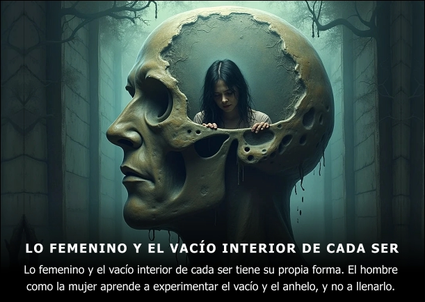 Imagen del escrito; Lo femenino y el vacío interior de cada ser, de Robert Bly