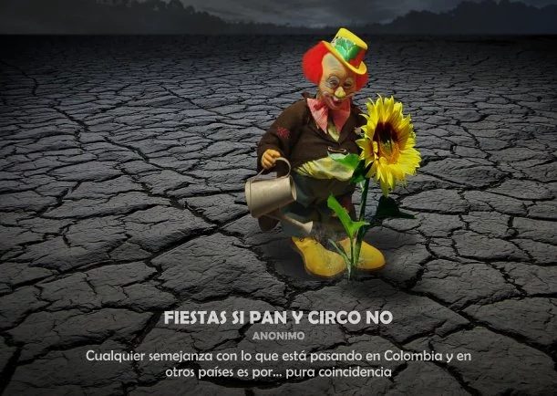 Imagen del escrito; Fiestas si pan y circo no, de Akashicos