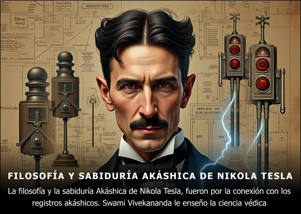 Imagen del escrito; Filosofía y sabiduría Akashica de Nikola Tesla, de Nikola Tesla