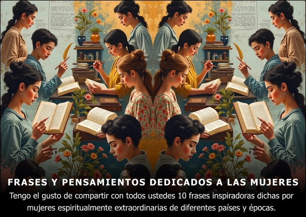 Frases y pensamientos dedicados a las mujeres - POR: OMRAAM MIKHAEL